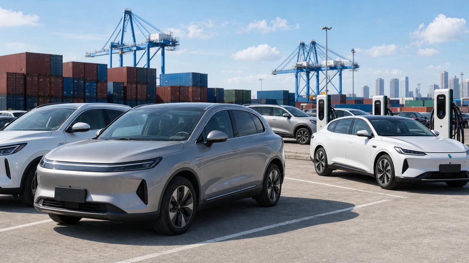 Used electric and hybrid vehicle sourcing for export