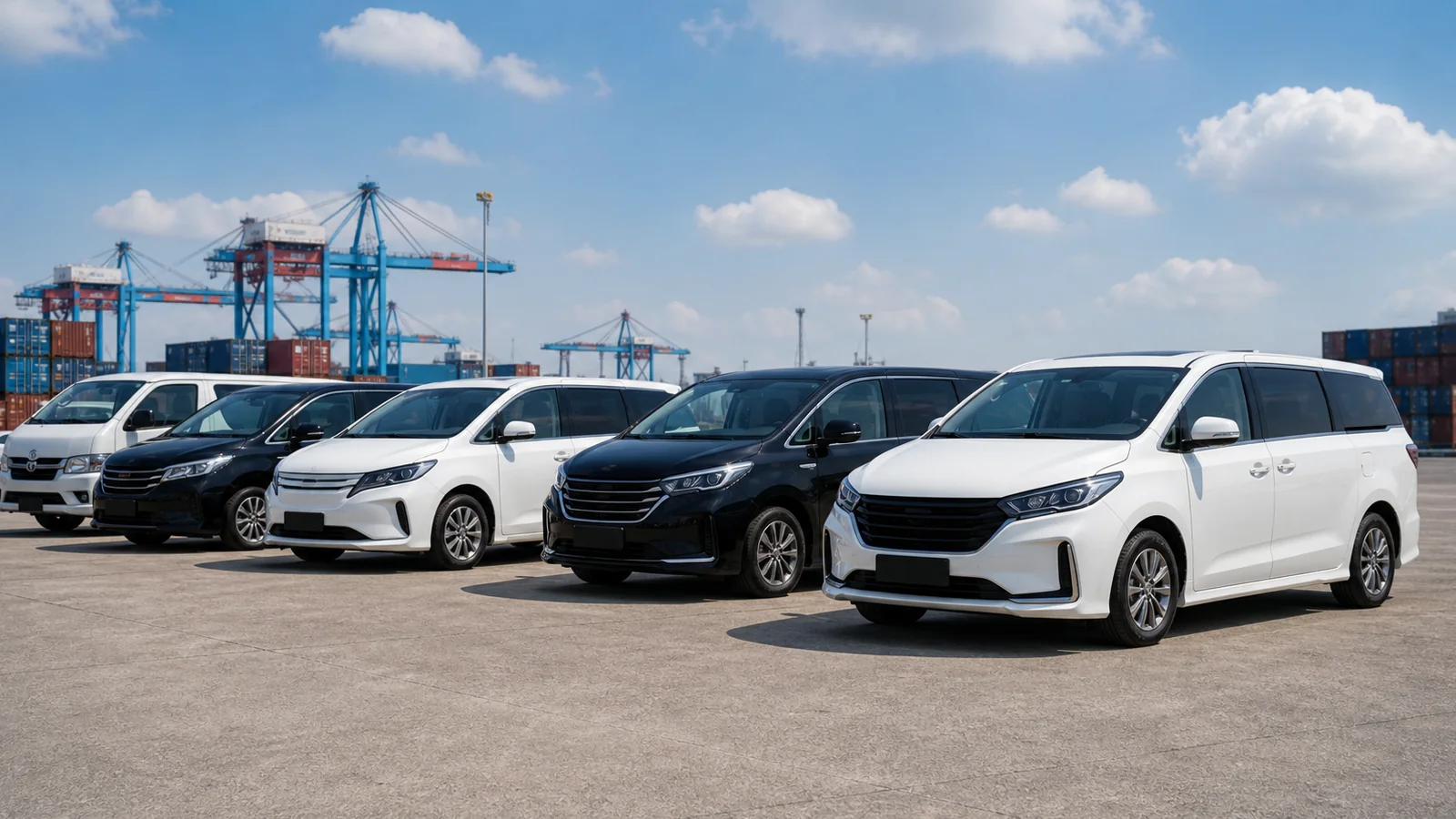 Used MPV and passenger van sourcing for export buyers