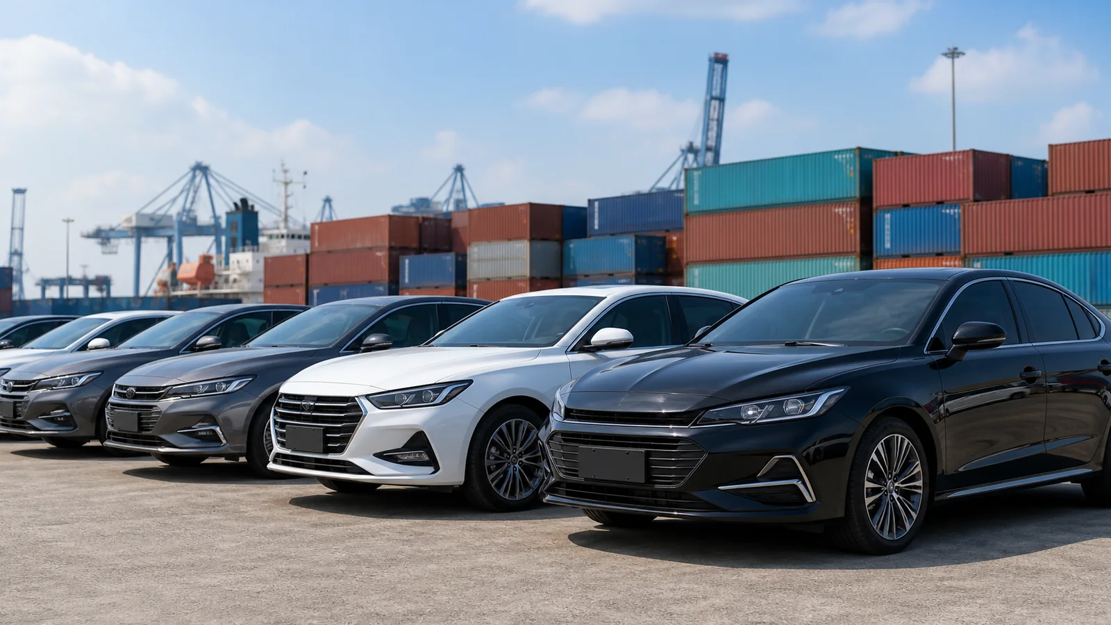 Used sedan export sourcing and FOB quotation