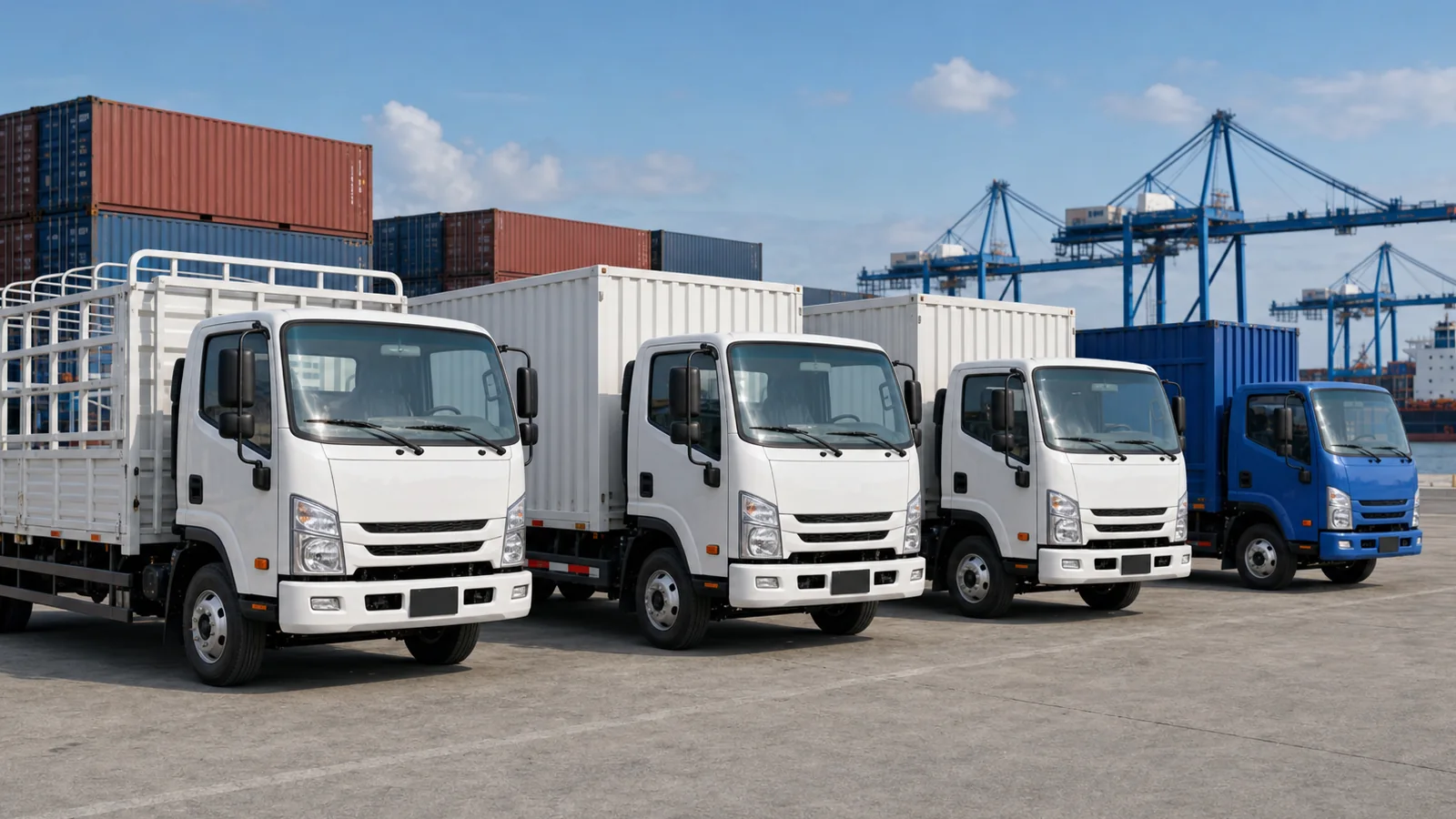 Used light truck and commercial vehicle export sourcing