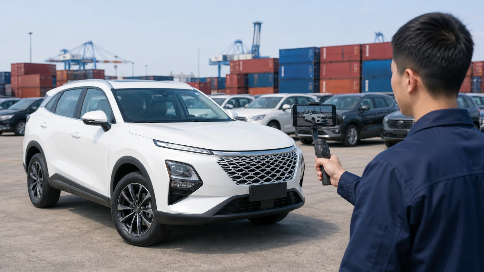 Used car walkaround video for overseas buyer