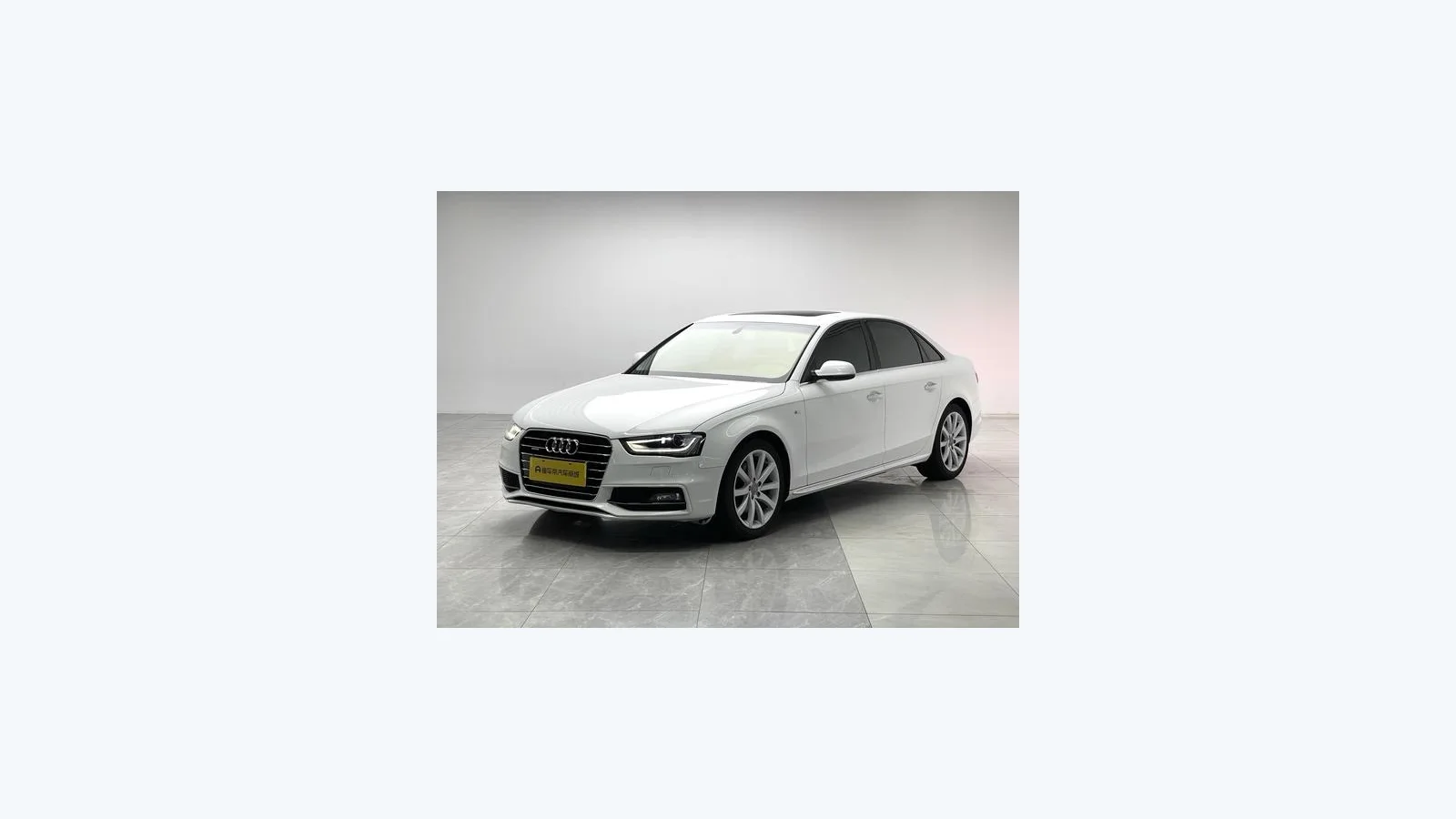 Used Audi A4 Front 45-degree reference for China export