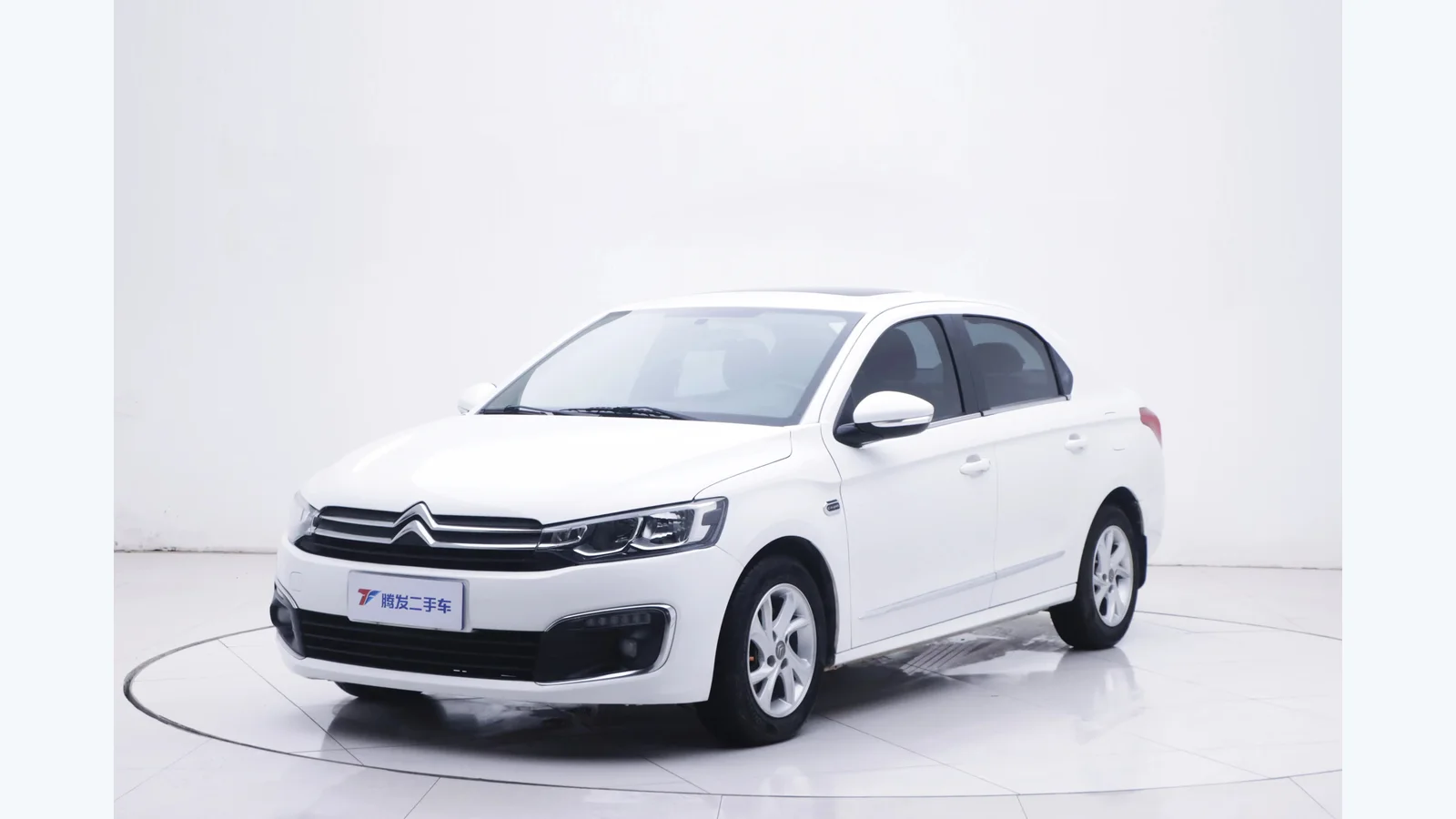 Used Citroën C-Elysée Front 45-degree reference for China export