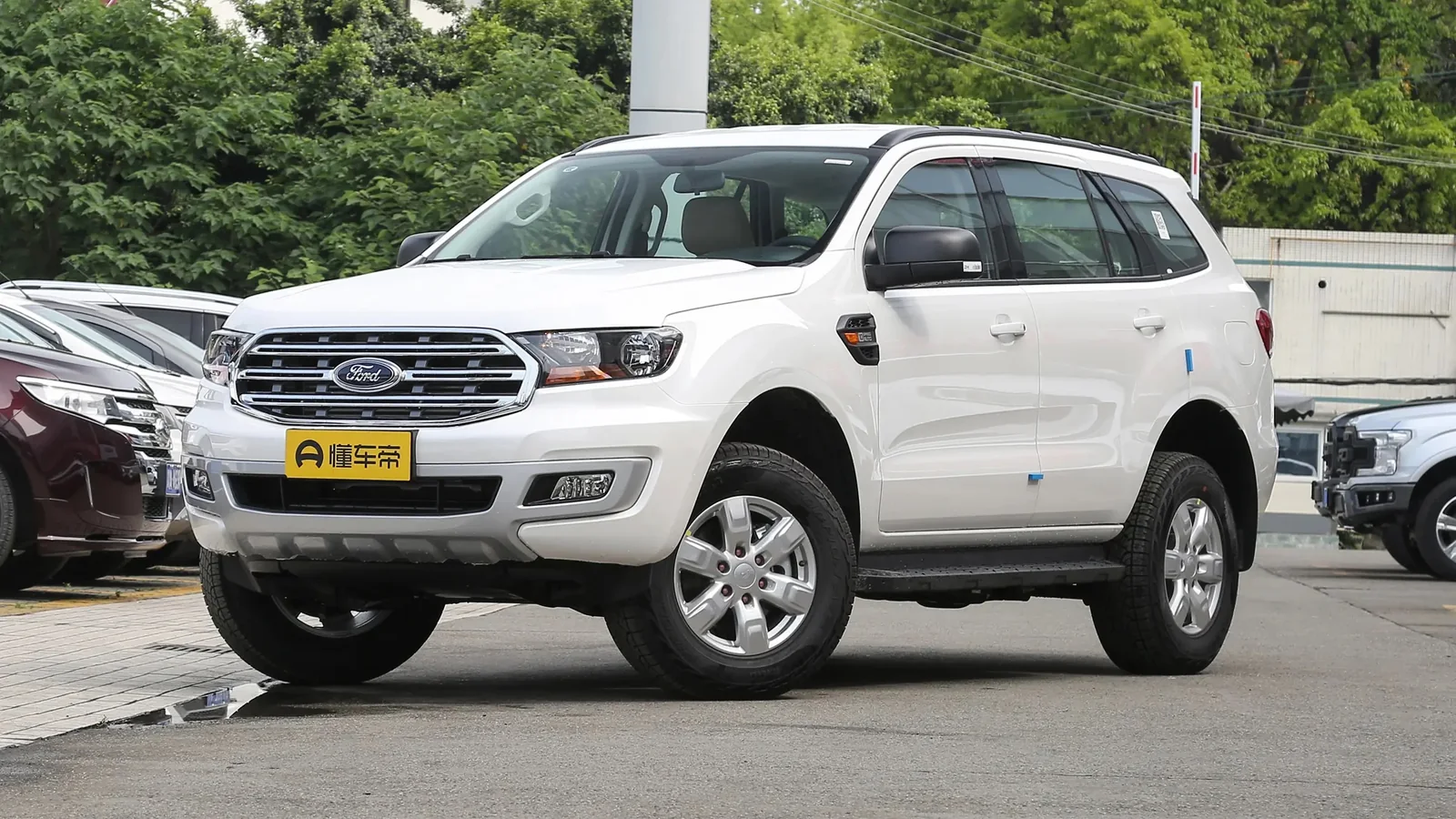 Used Ford Everest Front 45-degree reference for China export